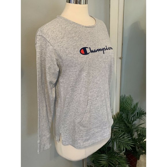 women’s champion logo pull over kangaroo pocket size small - Picture 9 of 10